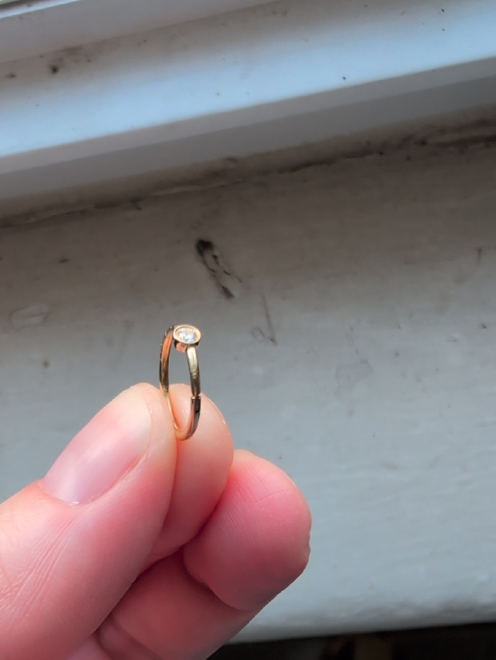 Maria Tash Scalloped Diamond Hoop Earring - Picture 5 of 6